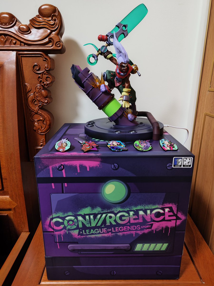 CNPeterLee's tweet image. Love it.🥰
@riotgames @RiotForge @LeagueOfLegends @RiotGameMerch #Convergence #Ekko