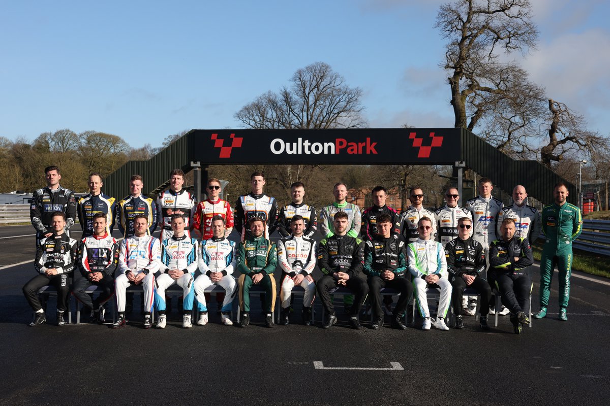 Good luck to the 2024 BRDC Members racing in @BritishGT this weekend for the marquee Silverstone 500 (including those who weren't at Oulton Park for this group shot!). There are a fantastic 29 Members and Rising Stars on the entry list! 📸: @JakobEbrey