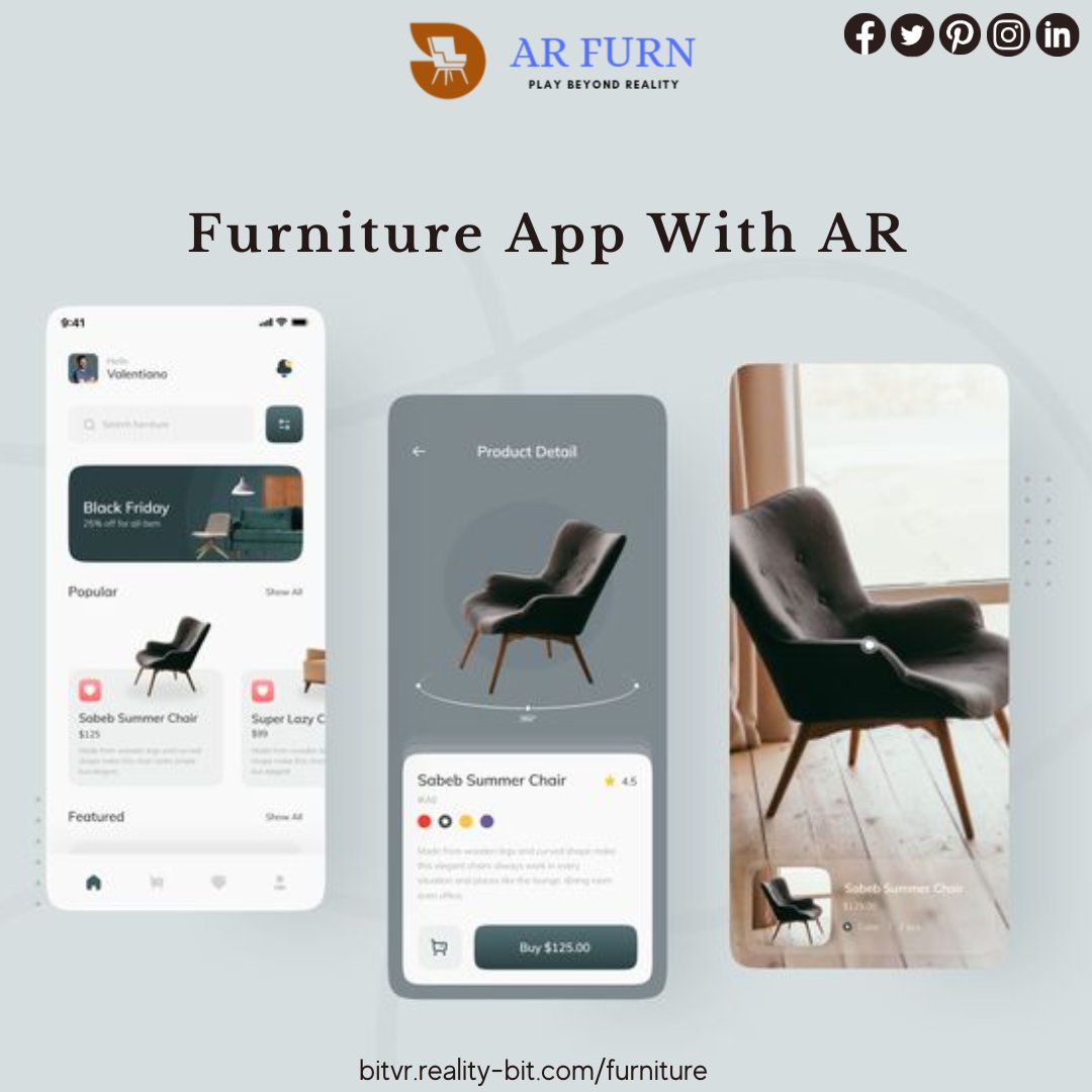 Calling all furniture retailers! Elevate your sales with our AR app. Engage customers and boost sales effortlessly! 🛋️✨
.
#ARforRetail #FurnitureTech #AugmentedRetail #VirtualShopping #RetailInnovation #FutureOfFurniture #InteractiveRetail #ARCommerce #FurnitureDesign