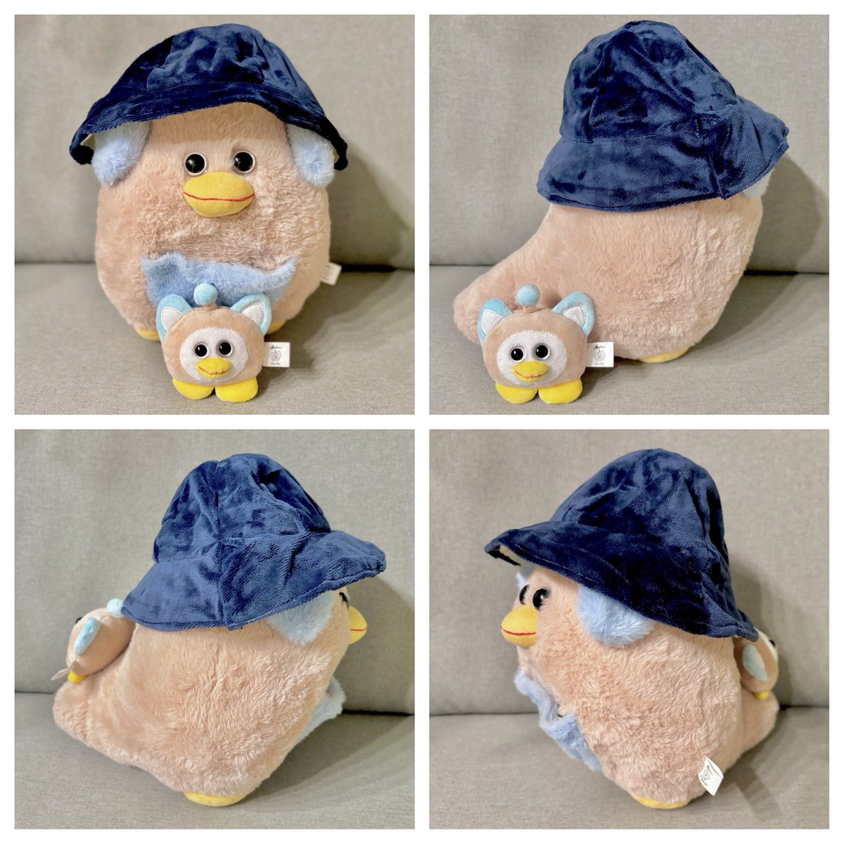 GWに向けて帽子を作ってあげましたわ🧵🪡 I made him a hat for our vacation. #itemlabel