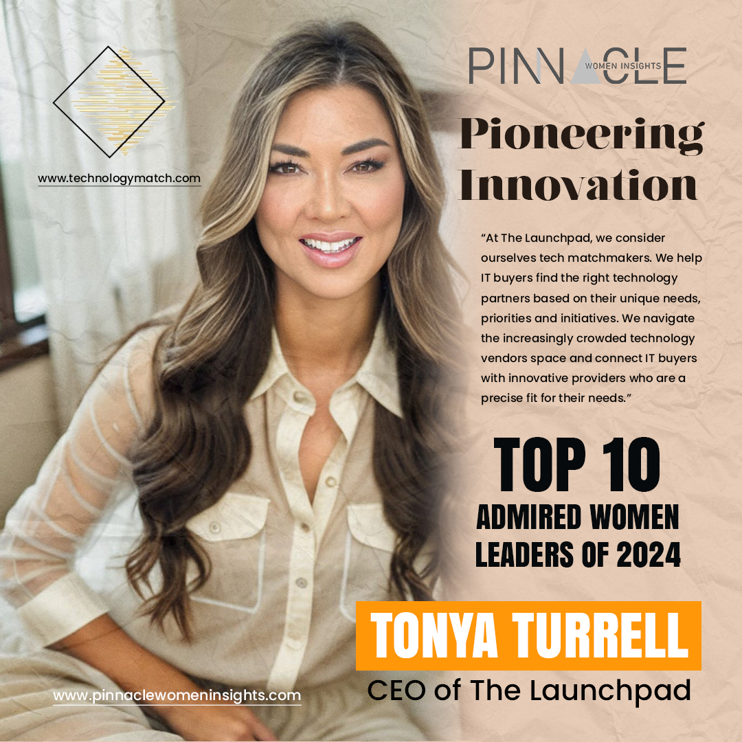 Tonya Turrell #CEO of The Launchpad
#technology #matchmaking #Services #IT #Consulting #WomenInTech #entrepreneurship #TechnologyMatch #empower #innovative #ITbuyers #InvestInWomen #TechMarketing #AI #CEOLeadership #SuccessStory #TheLaunchpad