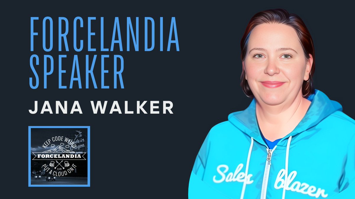 Excited to welcome Jana Walker @JanaIslandgirl as a speaker at this year’s #Forcelandia conference! Join us July 10-11 in Portland, Oregon, for a gathering of tech enthusiasts, innovators, and pioneers. 🎉 #KeepCodeWeird #PutACloudOnIt See you in Portland! #Forcelandia2024