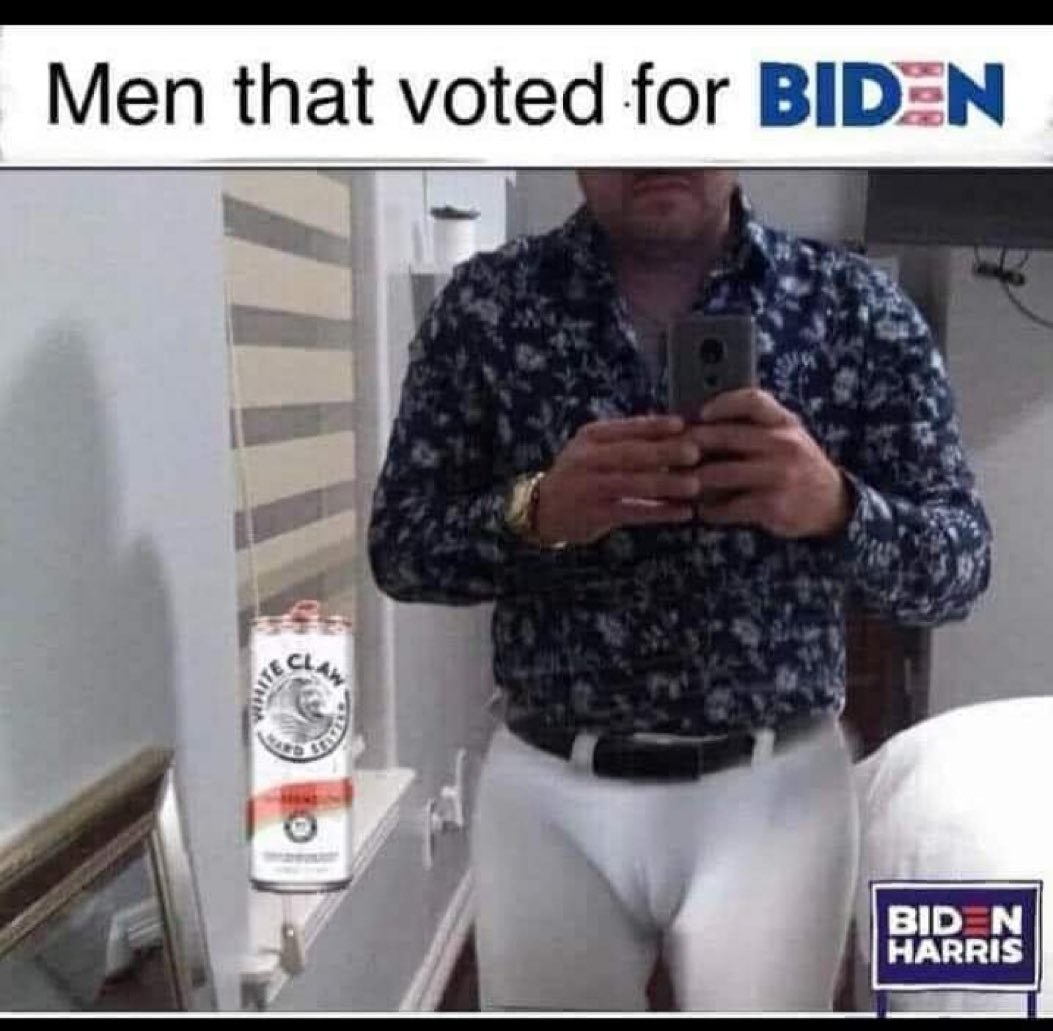 This sums up my thoughts of Biden voters being pussies ⁉️🇺🇸🚨👍