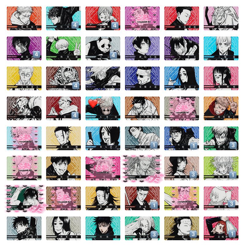hinata__bokuto's tweet photo. 【交換譲渡】JF ジャンフェス ジャンプフェスタ 呪術廻戦 クリアカード

譲：画像　無記載各2
❤️は同数任意抱き合わせをお願い致します。

求：甚爾/秤 or 110円+送料
秤は甚爾と同数のみ

郵送のみ📮纏めてのお取引優先/2点〜
交換優先＊譲渡の場合抱き合わせをお願いする場合がございます。 https://t.co/voQyhVcT0N