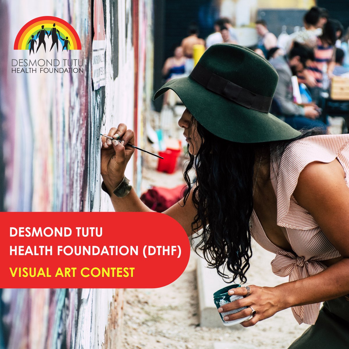 Attention all creatives, artists & community enthusiasts!🎨 We've already seen incredible interest! It's not too late to join our Visual Art Contest! Submit your artwork in any medium: photography, drawing, painting or mixed media by April 30 to dthf20years@hiv-research.org.za