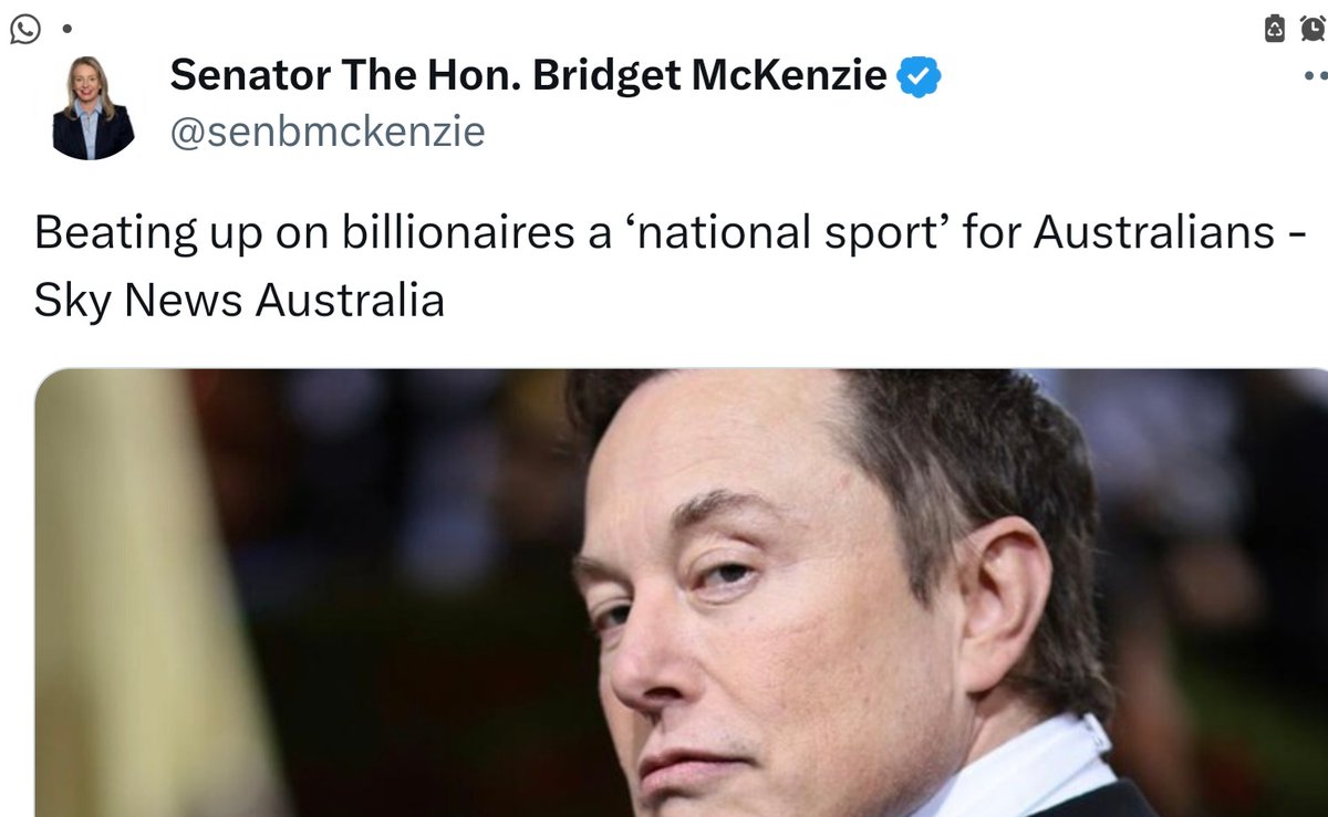 While some politicians work hard to take better care of the poor, the unemployed, the sick, the disabled, the homeless, the aged, children's education, women fleeing domestic violence ... Sports Rorts McKenzie is standing up for billionaires! 😂 😂 😂  #auspol