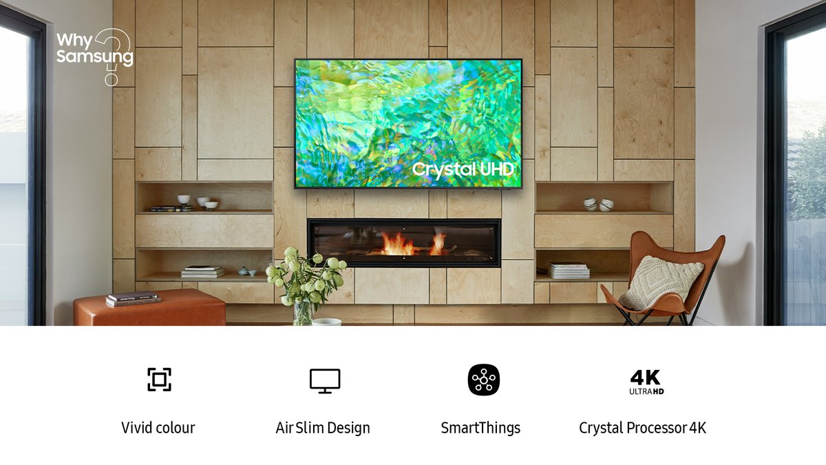 Get ready to 'crystal' clear your schedule! The Samsung Crystal UHD 4K TV brings entertainment to life with stunning visuals and features.

Learn More: spr.ly/6016bIGg4

#MoreWithSamsung
#CrystalUHD