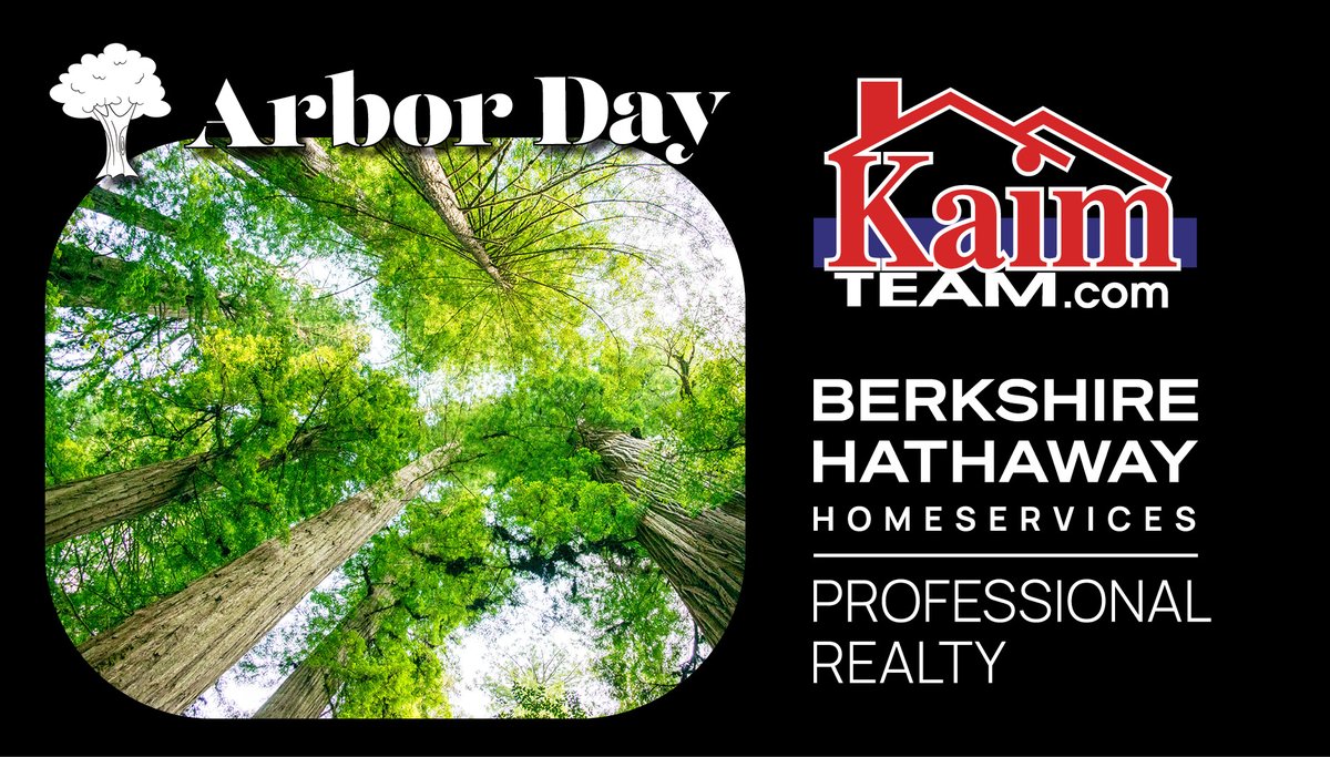 🌳 Happy Arbor Day! 🌳 Let's celebrate the beauty & importance of trees today and every day.  Let's do our part to preserve and protect our planet for future generations. 🌿🪴🌳🌲 #ArborDay #PlantTrees #NatureLovers #themichaelkaimteam #kaimteam #BHHSPro #BHHS #BHHSrealestate