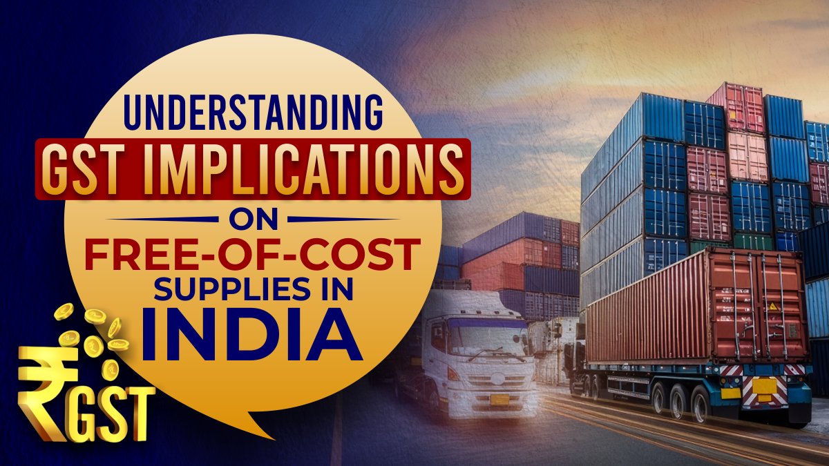 Understanding #GST on free-of-cost supplies is key for businesses to ensure #compliance with tax laws & regulations. Read the blog to make informed decisions & get better ideas about potential issues & pitfalls. njjain.com/understanding-…