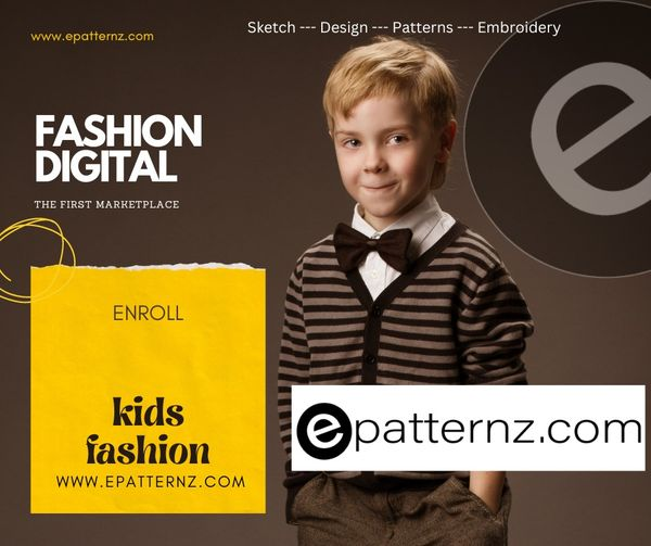 🎉 New Children's Collections now on #epatternz! Brighten up kids' wardrobes with your unique #3D, #CAD, and #Embroidery designs. Millions of customers are waiting to shop. Start earning today!

👉 Upload your work: epatternz.com

#ChildrensFashion #DigitalFashionMarket