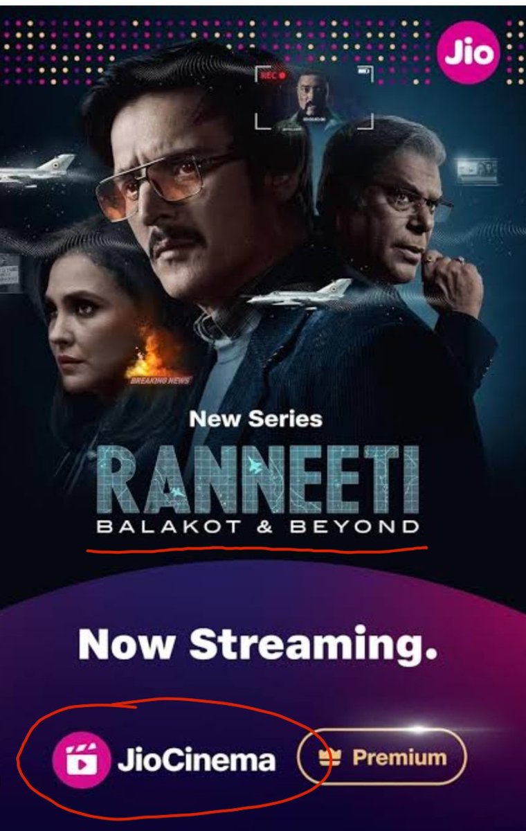 Don't miss this one on Jio Cinema.... 🫡🫡🙏🙏 BALAKOT & BEYOND ! JAI HIND! 🇮🇳🇮🇳