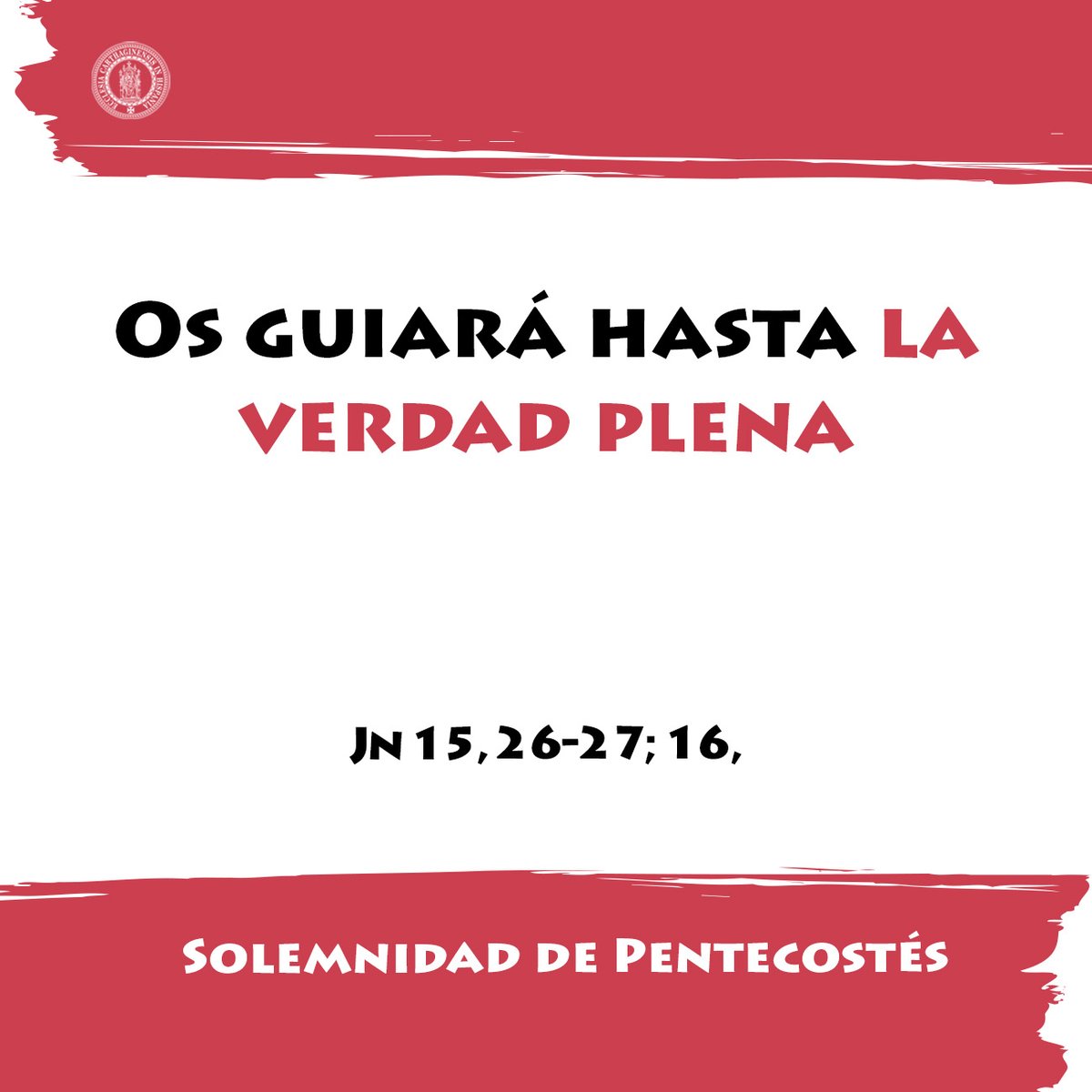 🔴 Solemnidad de Pentecostés 📖 «El Espíritu de la verdad, os guiará hasta la verdad plena». 💭 Ven Espíritu de Dios sobre mí.