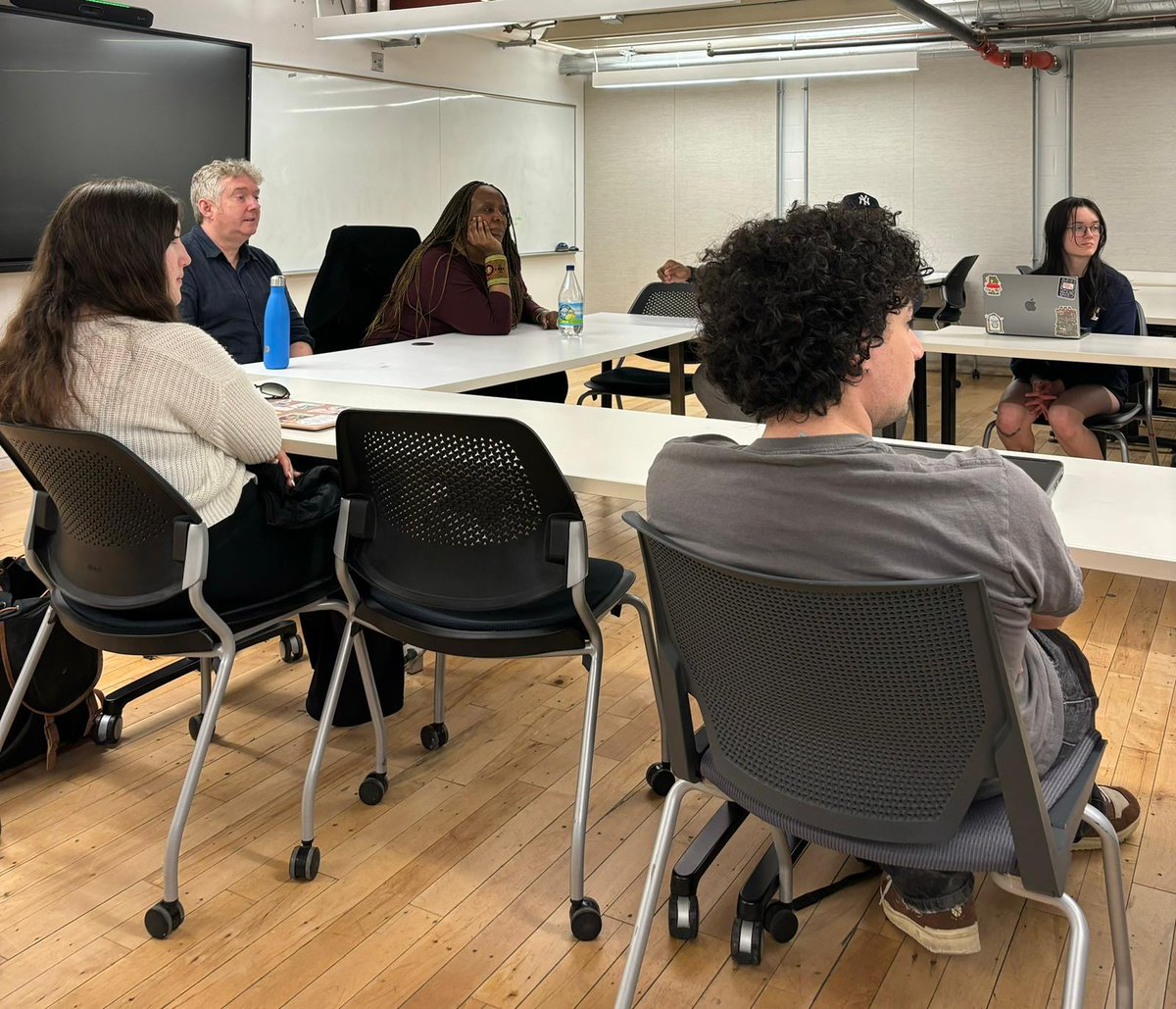 Jim Culleton with Dael Orlandersmith at Drexel University and Inis Nua Theatre Company as part of the Rankin Scholar In Residence Series!