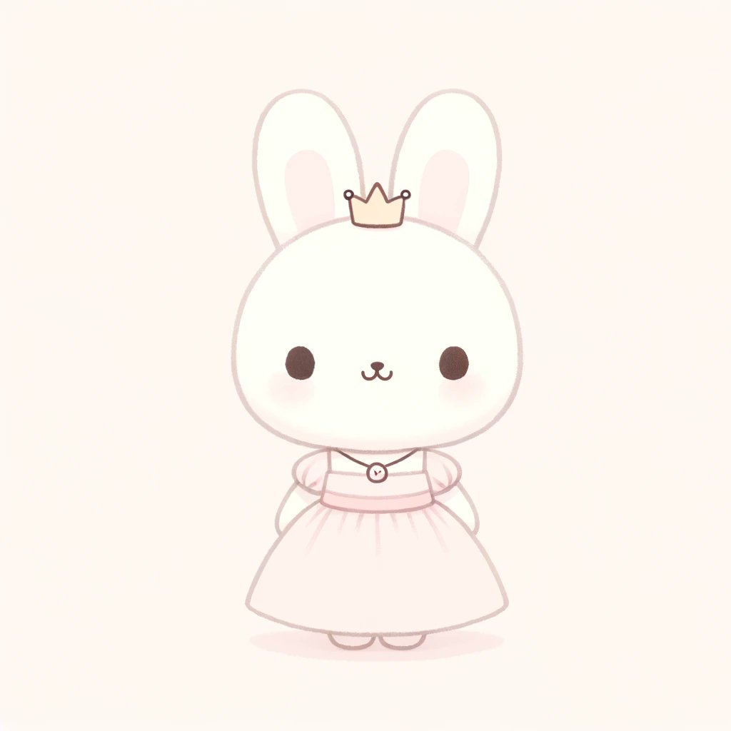 kotaenandayo's tweet photo. 舞踏会はこれくらい控えめなのがトレンドなのよね！
＃キャラクター　＃ウサギ　＃シンデレラ https://t.co/gk0ZK62hnm