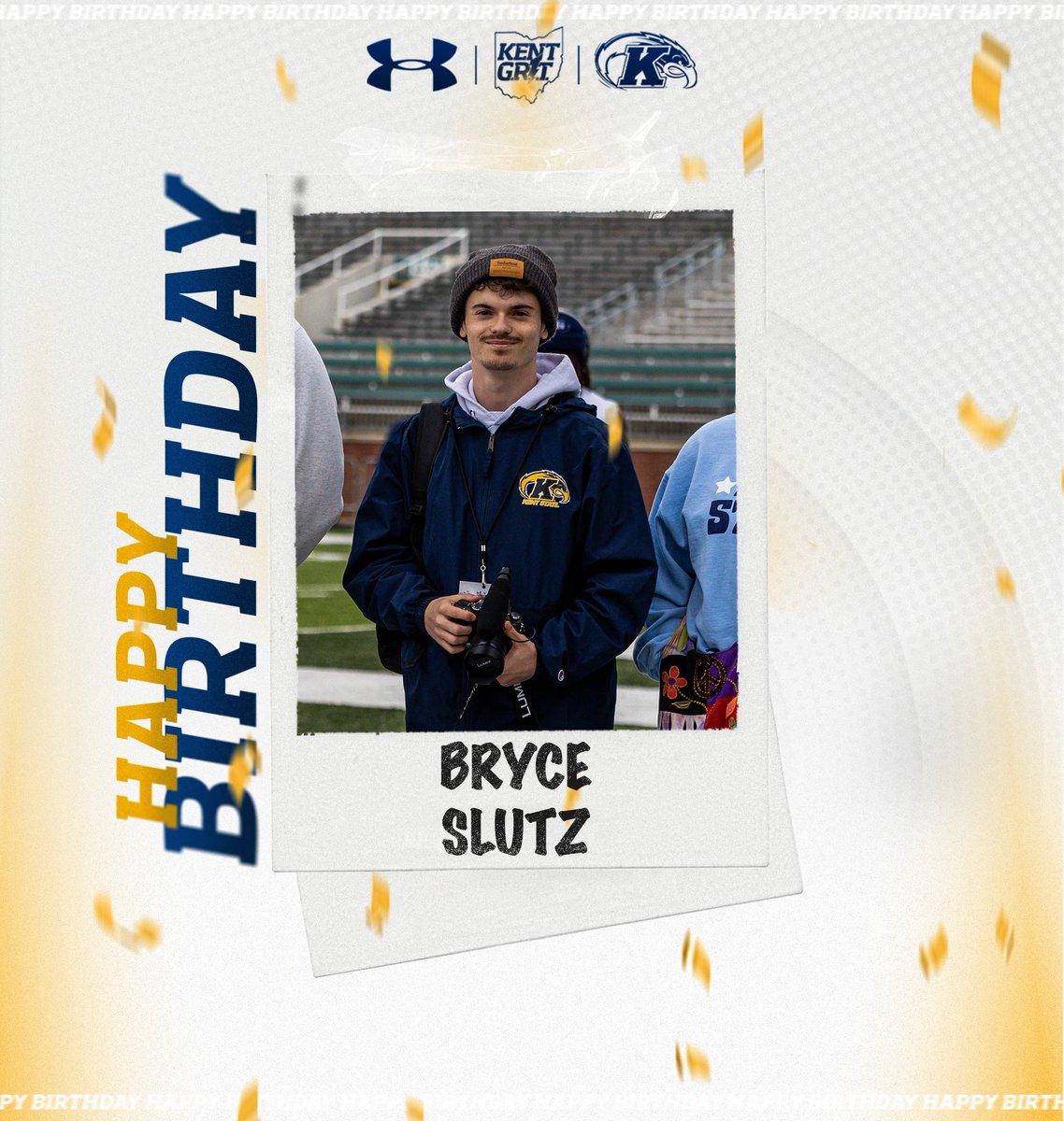 Happy Birthday to our Video Student, Bryce Slutz! ⚡️ #KentGRIT⚡️