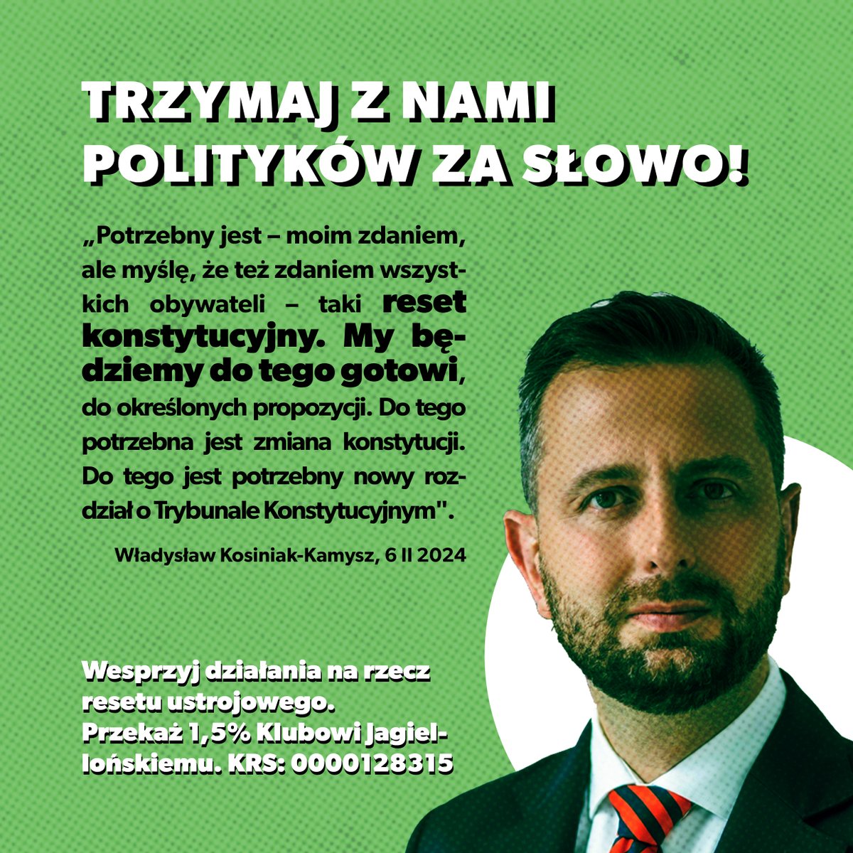 ❓ Co sądzicie o naszej konstytucji? Jest dopracowana czy wymaga zmian? 🔙 O potrzebie resetu konstytucyjnego mówił @KosiniakKamysz. 💬 To kolejna osoba, której przypominamy, że zadeklarowała podjęcie rozmów ponad plemiennymi podziałami. My na działania w kierunku resetu…