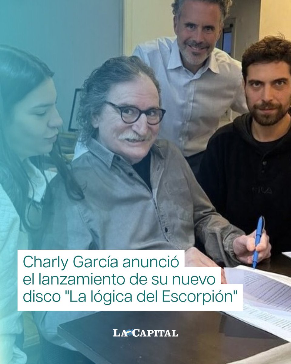 🤩 El esperado nuevo disco de Charly García está cada vez más cerca de ver la luz ❤️ 🎙️ En las últimas horas, el artista firmó contrato con la discográfica #SonyMusic para la publicación de 'La lógica del escorpión', el álbum en el que el genial músico está trabajando los…