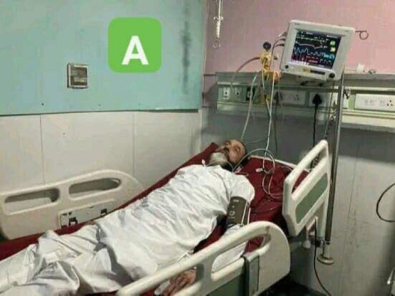 Riot accused, Maulana Tauqeer Raza has suffered a heart attack. Hoors are getting ready to wellcome him. 🥲🥲😂😂