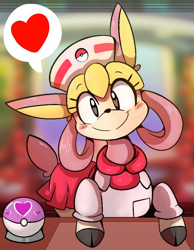 The Pokemon Center seems to have a new friend at the desk; Nurse Deerling! What do you need help with?❤️🩺 Suggested by @EmeraldNoodle!