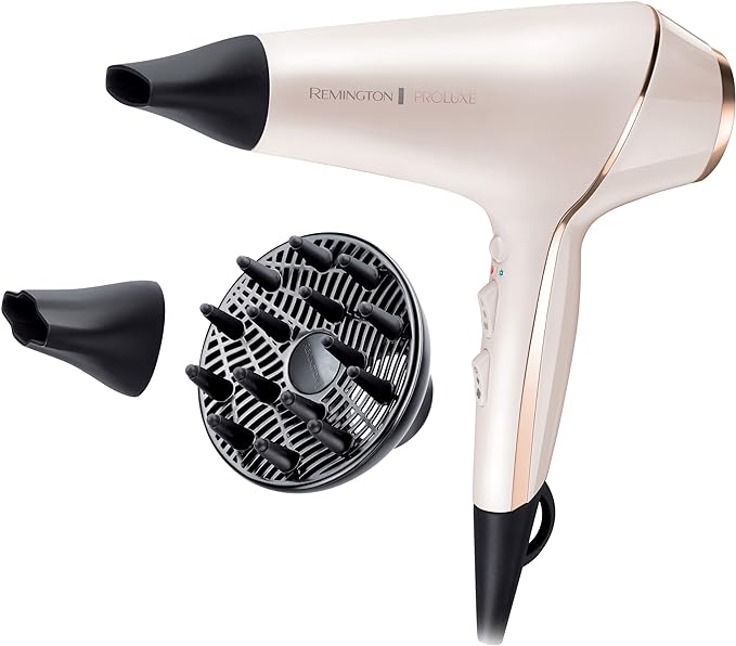 Amazon_Ofertas_'s tweet photo. Remington Secador de Pelo PROluxe, Tecnología OPTIHeat, Iónico-Peinados Duraderos y Sin Encrespamiento-2400 W-Motor AC-Difusor y Concentrador-3 Temperaturas-2 Velocidades
#Amazon #Remington #secador
📷 Precio Normal: 74,99€
📷 Do.: 53%
📷 Precio: 34,90€
https://t.co/U9cGAFfVra https://t.co/Y7CD76OHiN