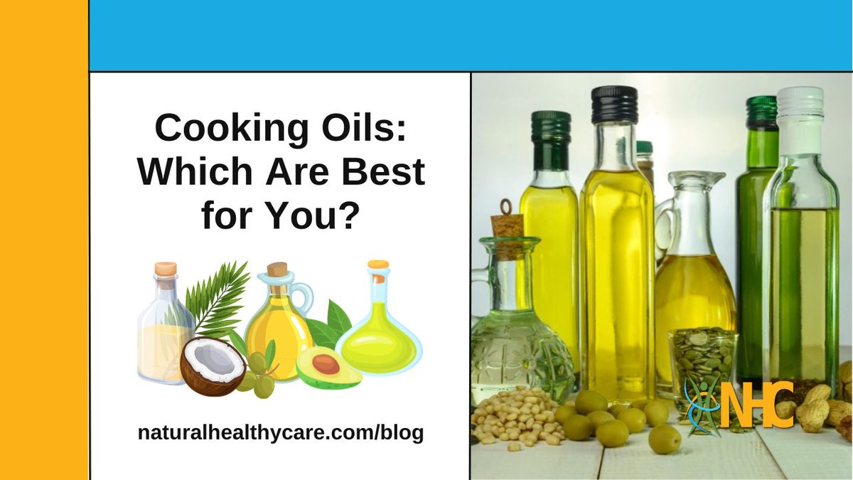 There’s a ton of information out there on #cooking #oils regarding what is #healthy and what isn’t for a variety of reasons. 
naturalhealthycare.com/blog/Cooking-O…
#health #nutrition #naturalhealth #drdebbiekaras #naturalhealthycare