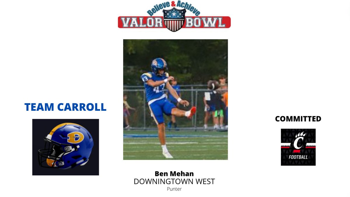 2024 Believe & Achieve Valor Bowl Selection...