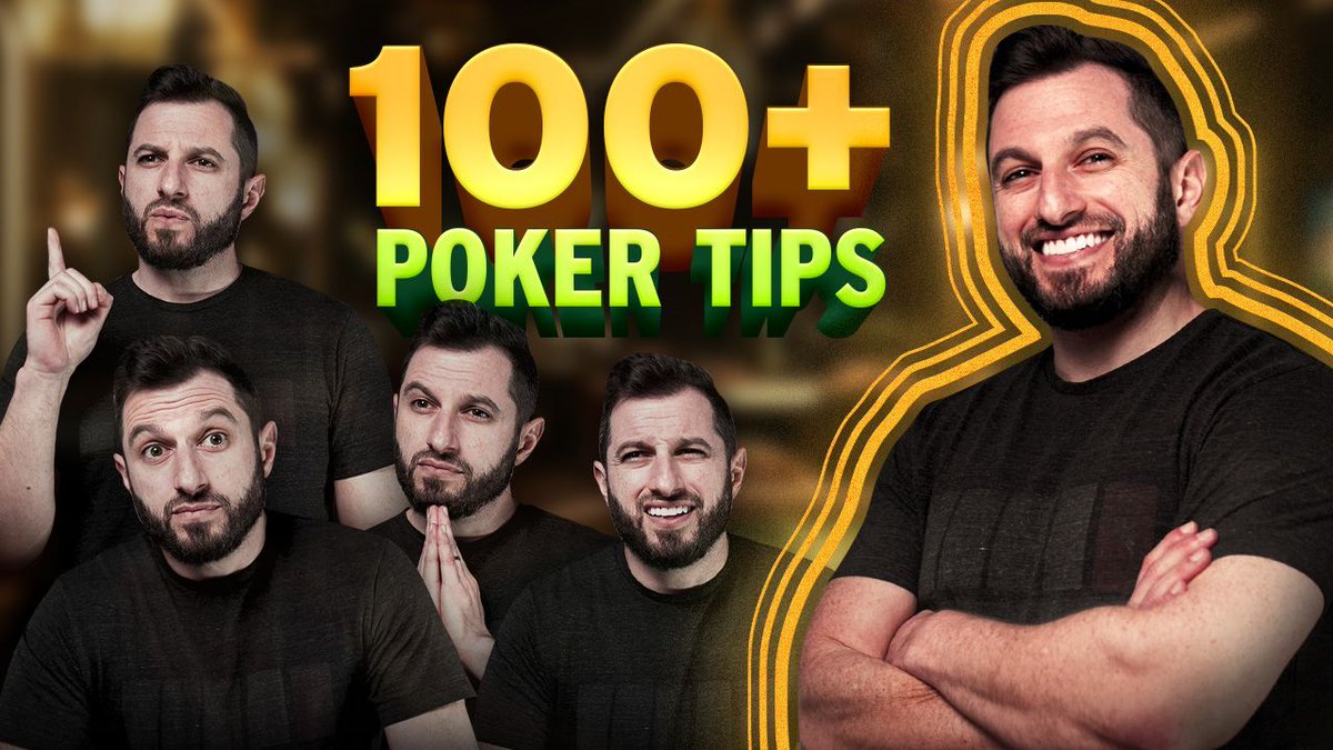 Many of my followers have been asking for poker tips, and today's video delivers over 100 of them! Topics include (among others): • Low stakes poker hacks • The best lessons from my mentors • River mistakes to avoid • Overplayed PLO hands Enjoy! ⬇️ youtube.com/watch?v=GE8BGW…