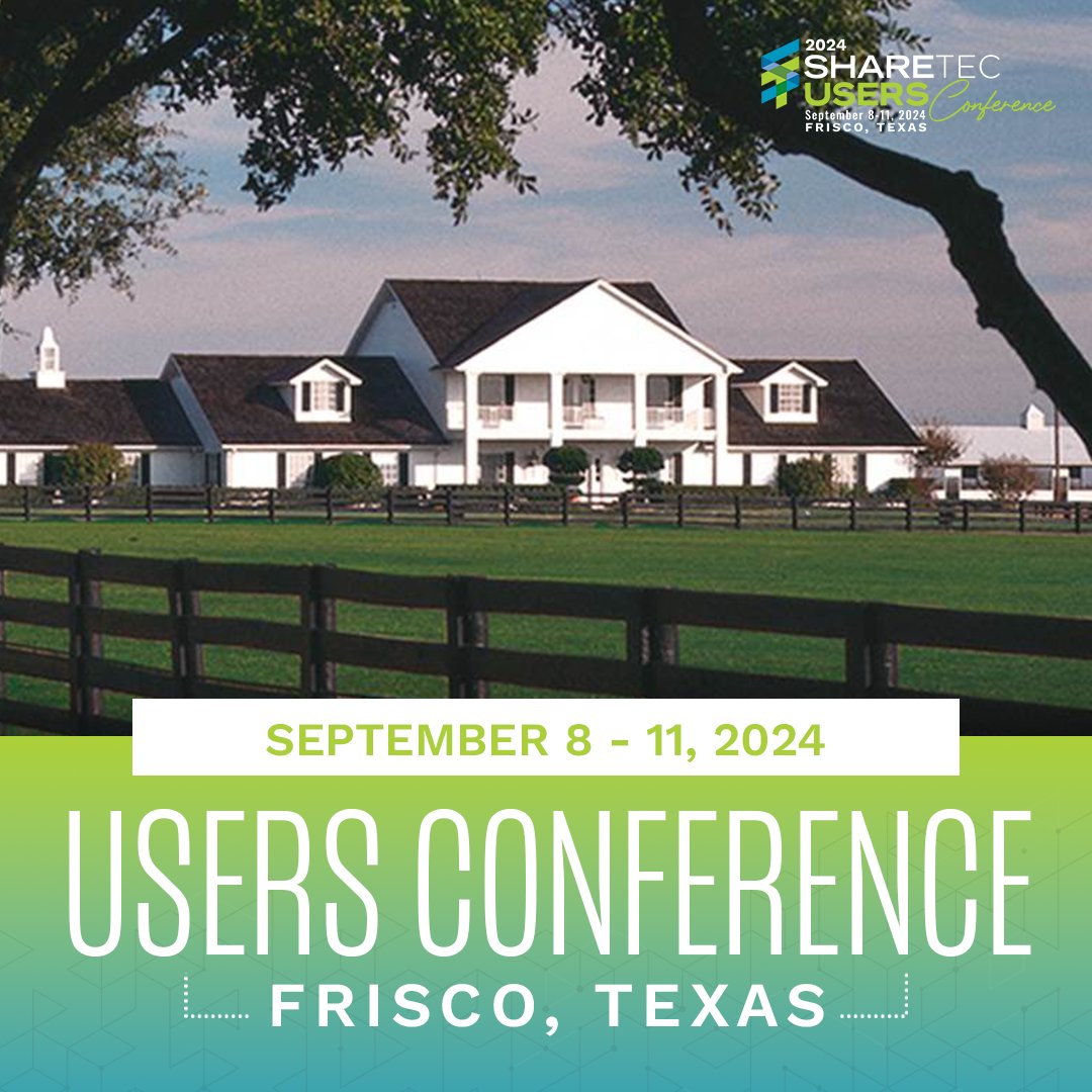 We’re hosting our 2024 Users Conference in Frisco, TX, and we’ll be celebrating at the legendary Southfork Ranch! So make sure to register now so you don’t miss out! ow.ly/auZw50RnxGY

#Sharetec #CreditUnions #UsersConference #CoreProcessing