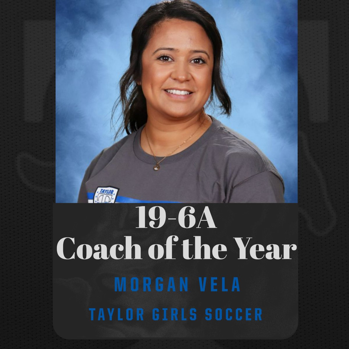 We want to congratulate Coach Vela and Coach Eidson on both being named 19-6A Coaches of the year for the soccer season!