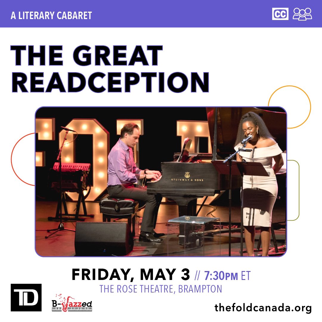 Live jazz, hors d'oeuvres, and some powerful storytelling—join authors @LeanneToshiko and @JessicaStellaaa for all that and more at @TheFOLD_'s annual Great Readception on May 3rd at 7:30PM ET 🎶 Get your tickets today: bit.ly/3VZM5Oa