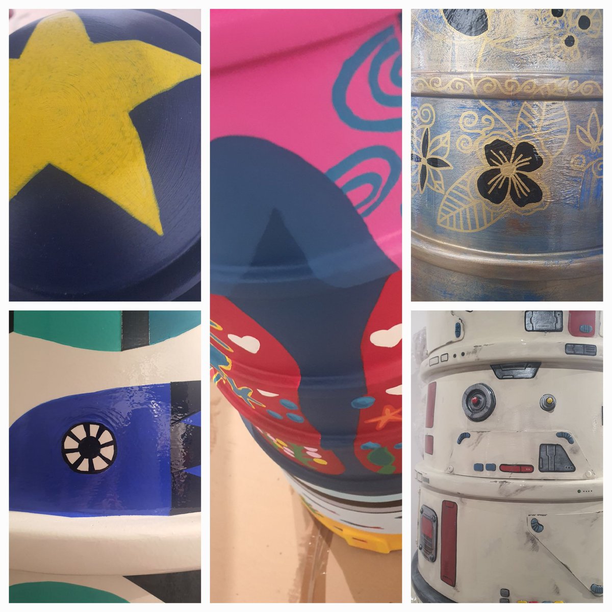 Can't wait for @charity_shc Light the South art trail to open accross Southampton on 13th July and raise money for Southampton Children's Hospital. You can get a sneaky peak of some of the lighthouses at @Westquay