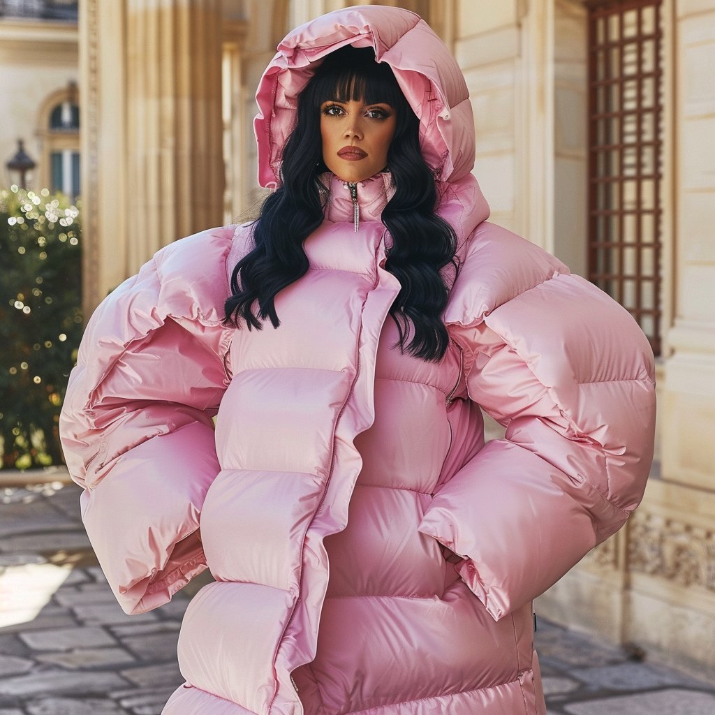 13 images of gorgeous brunettes in thick pink parkas have dropped on Patreon for our top tier of Patrons...

Follow us for more great content

#parka #downjacket #pufferjacket #pink #pinkjacket #pinkpuffa #hood #winterfashion #katyperry #aiart #midjourneyart