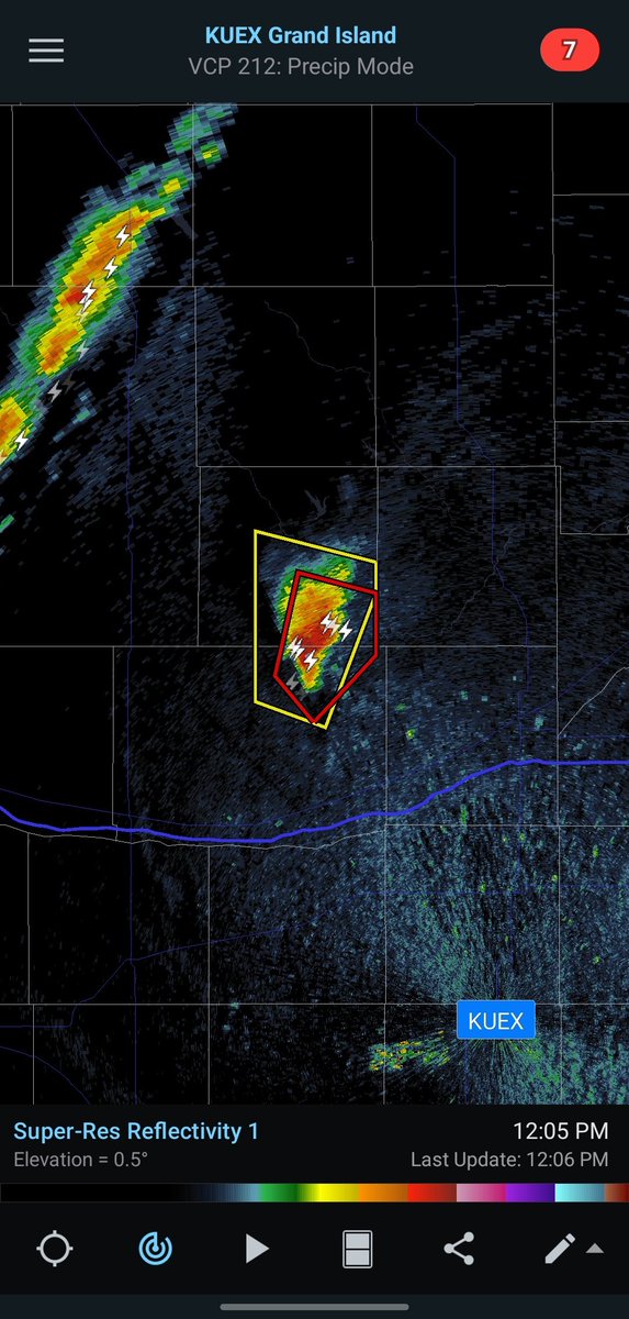 First #tornado warning of the day right on the low 👀 #NEwx