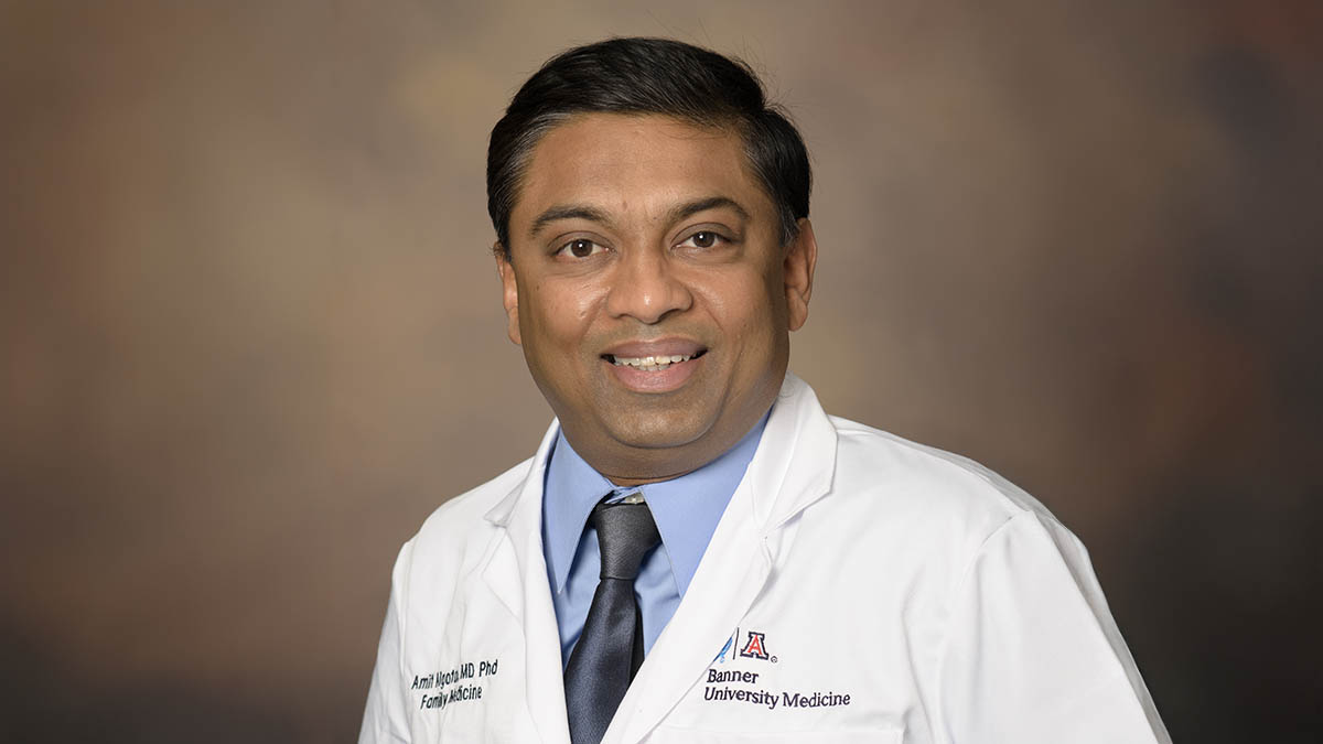 Congrats! Amit Algotar, MD, PhD, an associate clinical professor in the Department of Family and Community Medicine at the @UAZMedTucson, was elected as a 2024 Fellow of @ACPM_HQ and was invited to join the @AmerMedicalAssn’s Disability Advisory Group. bit.ly/4davugv