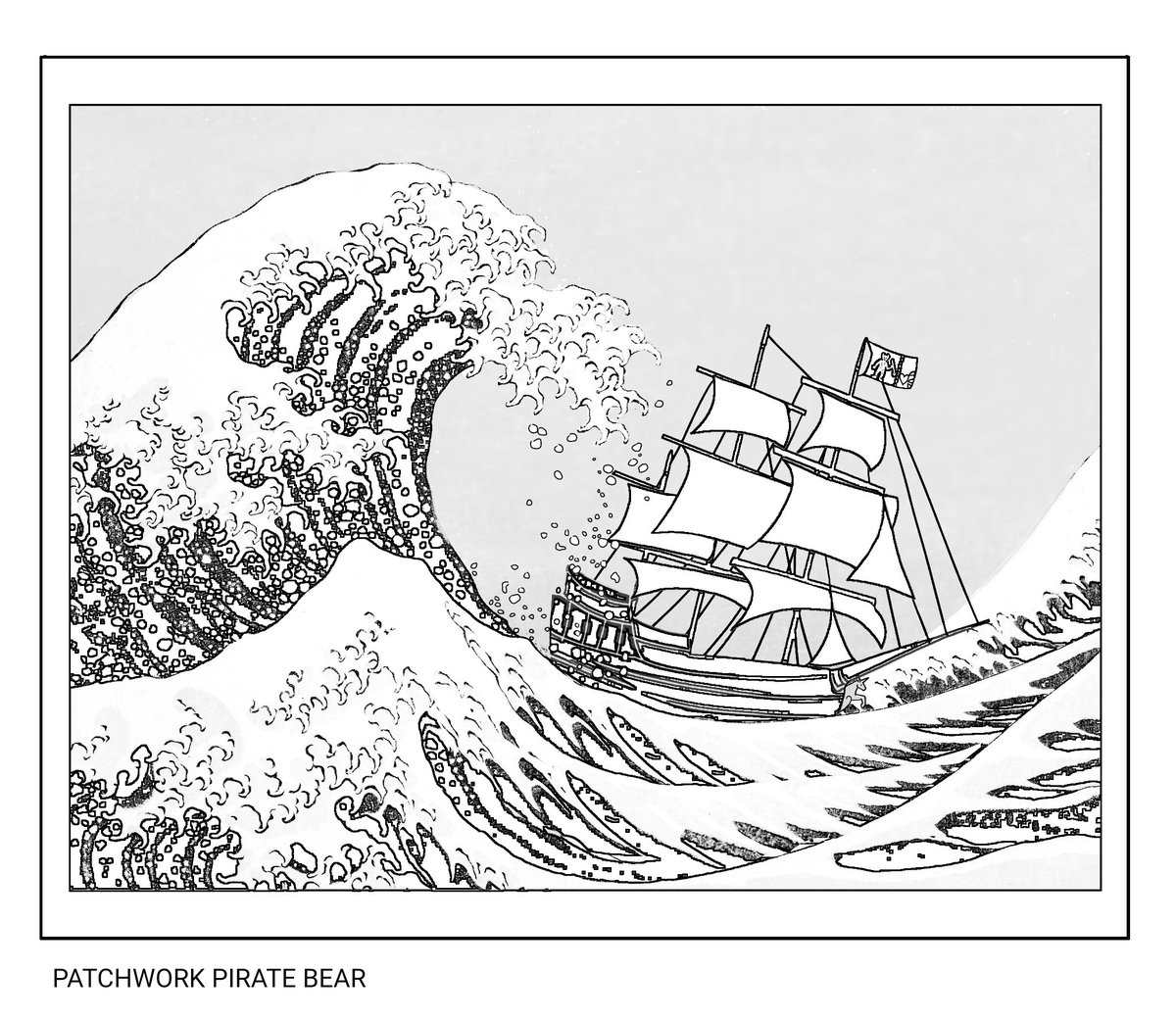 🎨🖌️🖍️ day 17 of colouring sheets 🍊🏴‍☠️🏳️‍🌈

That wide shot of the kraken-era Revenge in the storm reminded me so strongly of The Great Wave 🌊 

#OurFlagMeansDeath #OFMD #ofmdfanart #OurFlagMeansDeathFanart #colouring