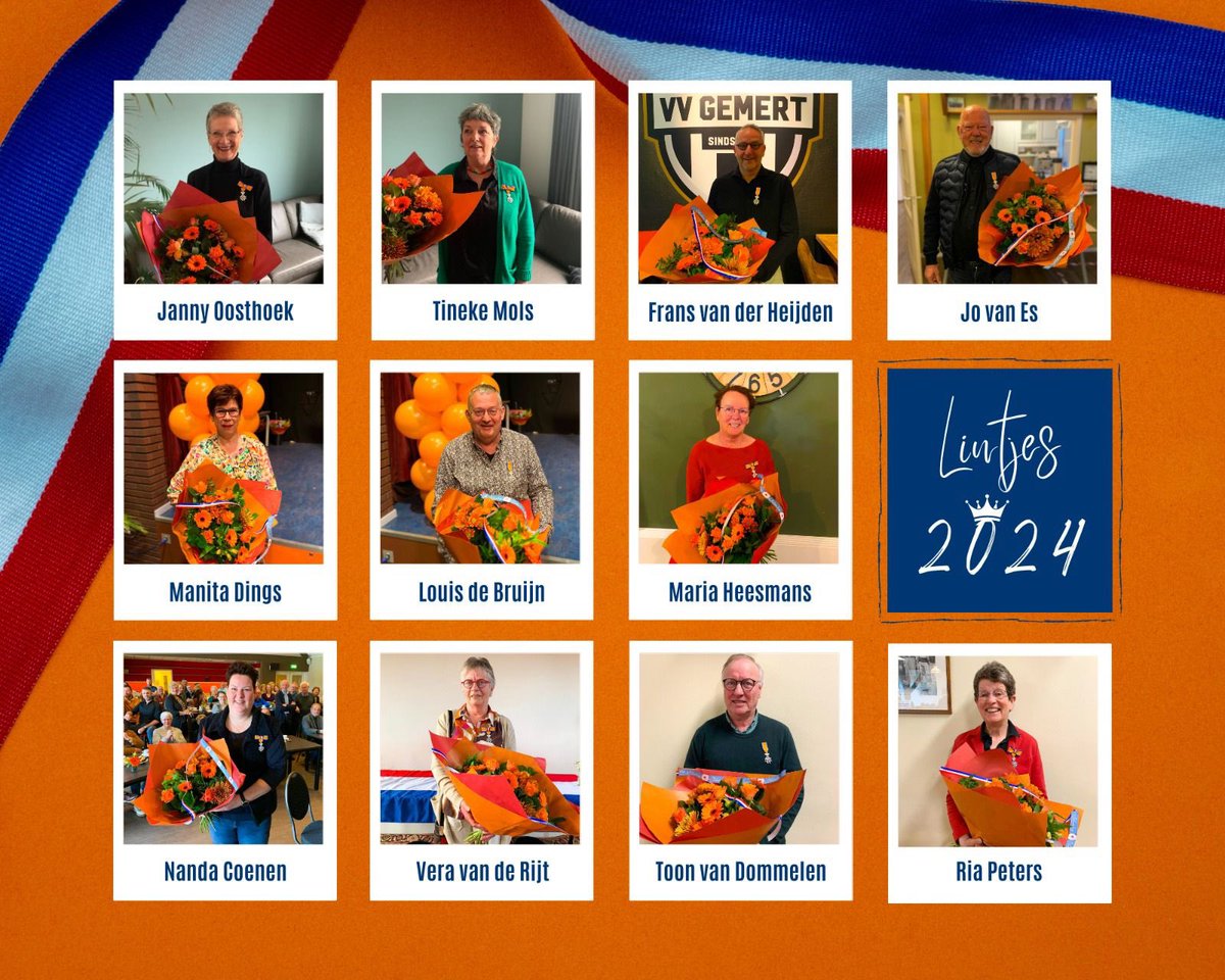 11 gedecoreerden in <a href="/gemGemertBakel/">gemeenteGemert-Bakel</a>. Stuk voor stuk dorpsgenoten die een geweldige bijdrage leveren aan de samenleving en deze onderscheiding verdienen! #lintjesregen