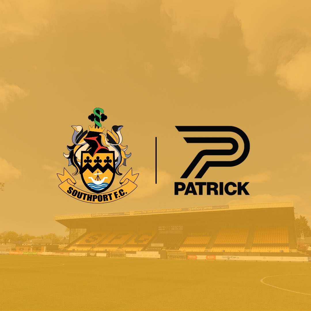 🤝 𝗡𝗘𝗪 𝗣𝗔𝗥𝗧𝗡𝗘𝗥𝗦𝗛𝗜𝗣 👕 Patrick x @southport_fc We’re so happy to announce today that we are to be the new technical kit provider for 💛🤍 The Sandgrounders. We’re beyond delighted to get started and can’t wait to show you what we’ve been working on.