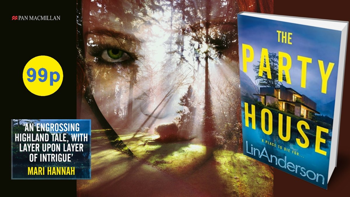 😍Kindle Deal😍 99p - THE PARTY HOUSE - 'This will appeal to fans of psychological thrillers and crime and mystery readers who are likely to love being immersed in the Scottish Highlands location.' viewBook.at/ThePartyHouse #CrimeFiction #Thriller #ThePartyHouse #LinAnderson