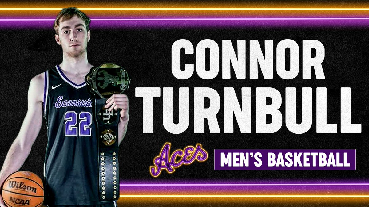 Help us welcome the newest Purple Ace - Connor Turnbull! ➡️ Rated a 4-star recruit out of high school ➡️ Played first two college seasons at Butler 📰 bit.ly/3xUFHOe 🏀 #ForTheAces