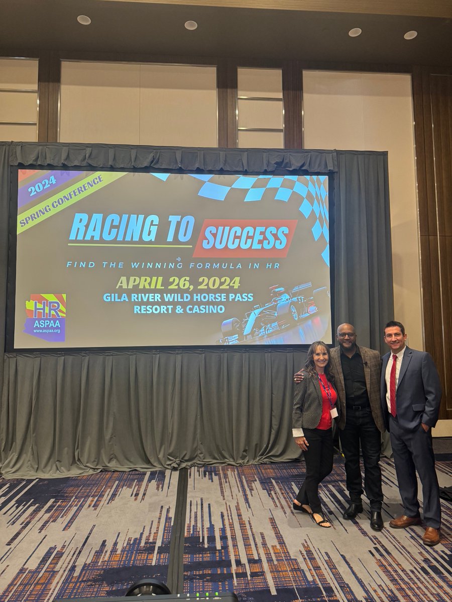 A huge thank you to our AMAZING keynote speaker, Aaron Davis 🎤👏 Thanks for teaching us about perspective and how to change your attitude. Let’s have a great day! — #ASPAA #RACINGTOSUCCESSINHR #HR