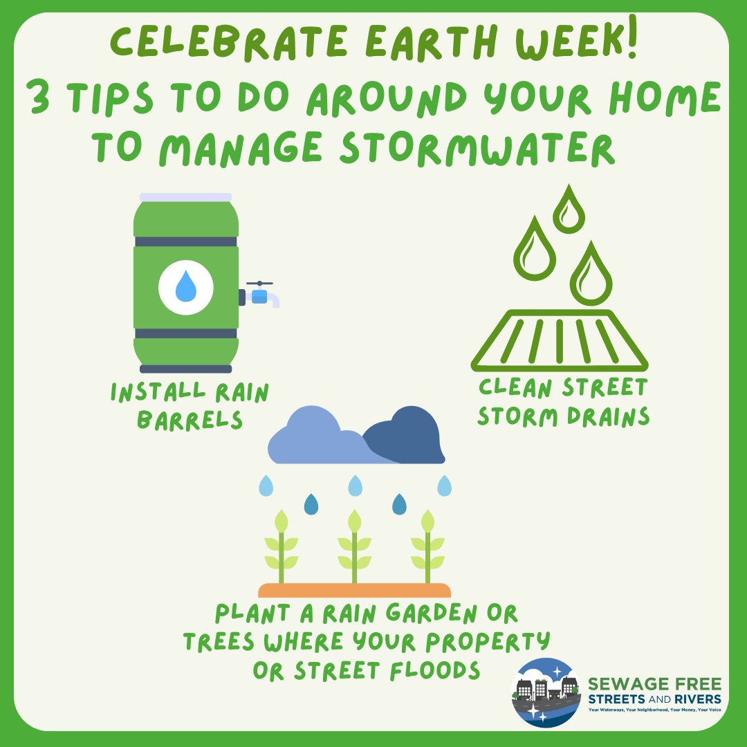 Celebrate the end to #EarthWeek by doing things around your home to manage stormwater! Here are a few 'Do It Yourself' steps on rain barrels from the @EPA bit.ly/2PP7Dgs #earthdayiseveryday #managestormwater #rainbarrels #raingardens