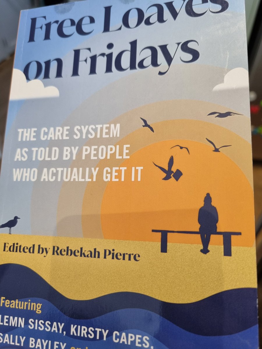 Half way through my copy of 'Free Loaves on Friday' this Friday edited by @RebekahPierre92 Incredibly inspirational and moving at the same time. A must read for anyone working in the care system with care experienced young people. #FreeLoavesonFriday