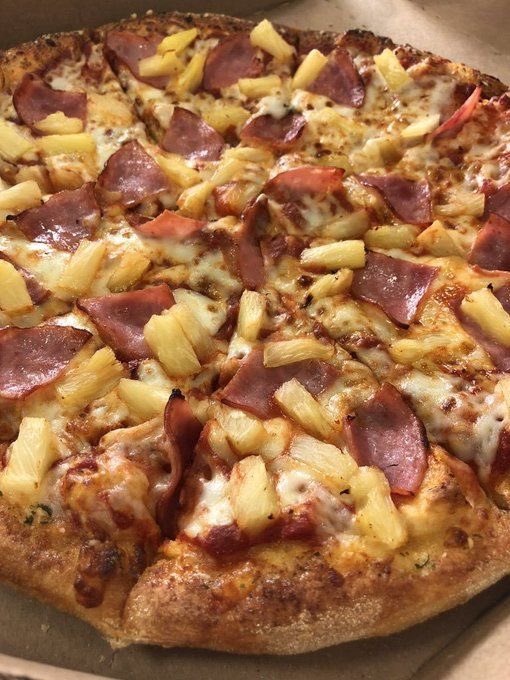 Ham and Pineapple Pizza