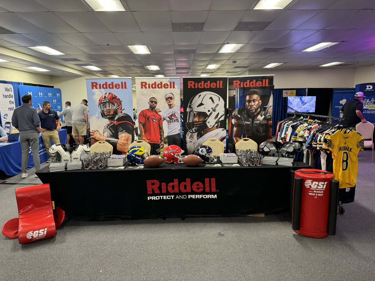 The @RiddellSports team is proud to be back with  @MDSADA  at this year’s conference!! Looking forward to catching up with such a great group!! #TheRiddellDifference @E_4_mctaggart @gavin_mccabe