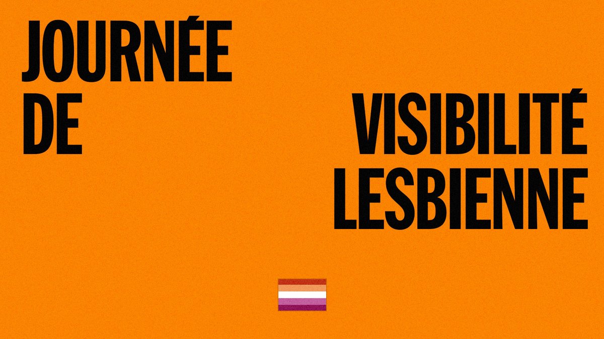 Journée internationale de la visibilité lesbienne - Une journée pour célébrer l'identité et l'histoire de la culture lesbienne, mais également pour souligner l’importance de continuer à lutter au quotidien. ✊❤️ #lesbianvisibilityday