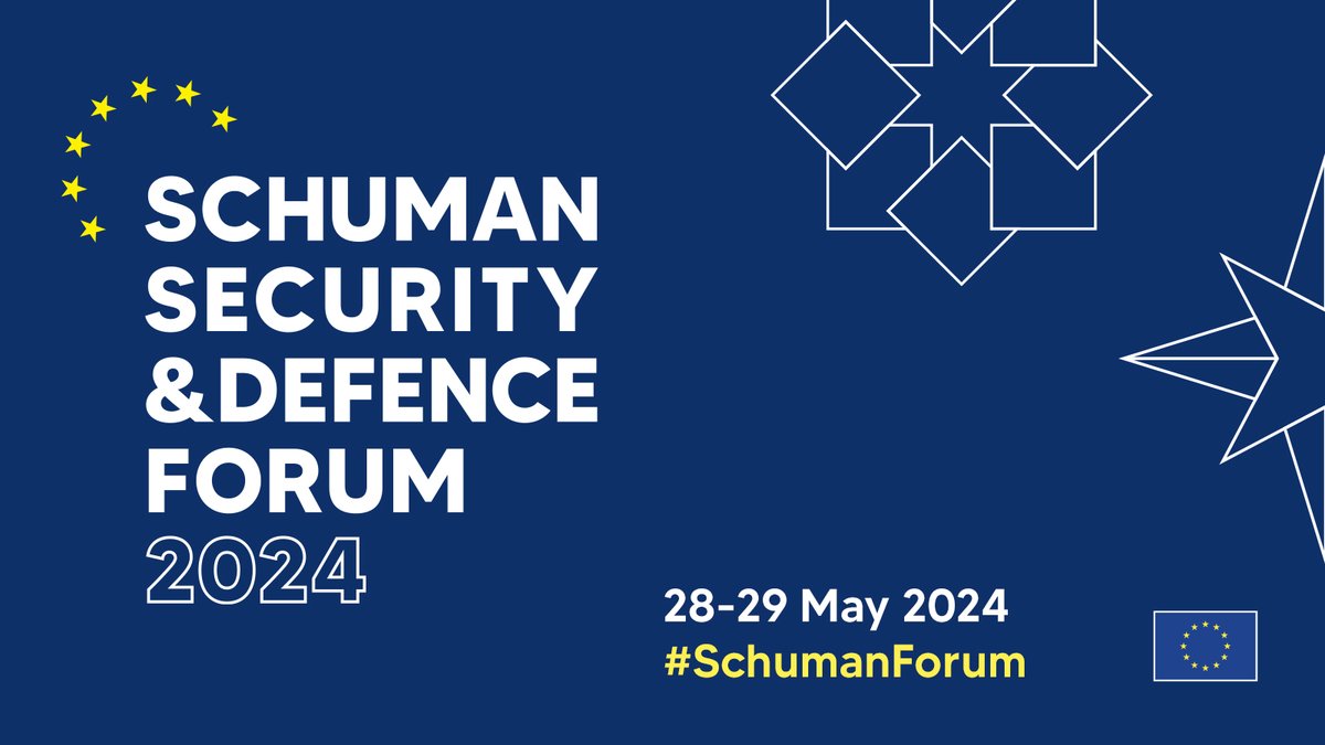 On 28-29 May, the #SchumanForum returns to Brussels. HR/VP @JosepBorrellF will convene EU Member States, more than 60 partner countries & international organisations, think tanks & academia. Delivering together on peace, security and defence More: europa.eu/!dqCyqp