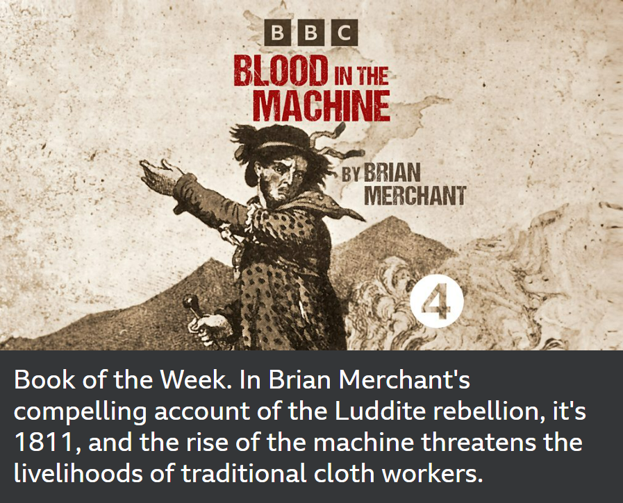 [Editor's Picks]✨📚 For this week, our editors have recommended 'Blood in the Machine', a BBC podcast by Brian Merchant (@bcmerchant).🩸⚙️ 🎙️Find out more at tapuya.org/resources-2/ed… #EditorsPicks