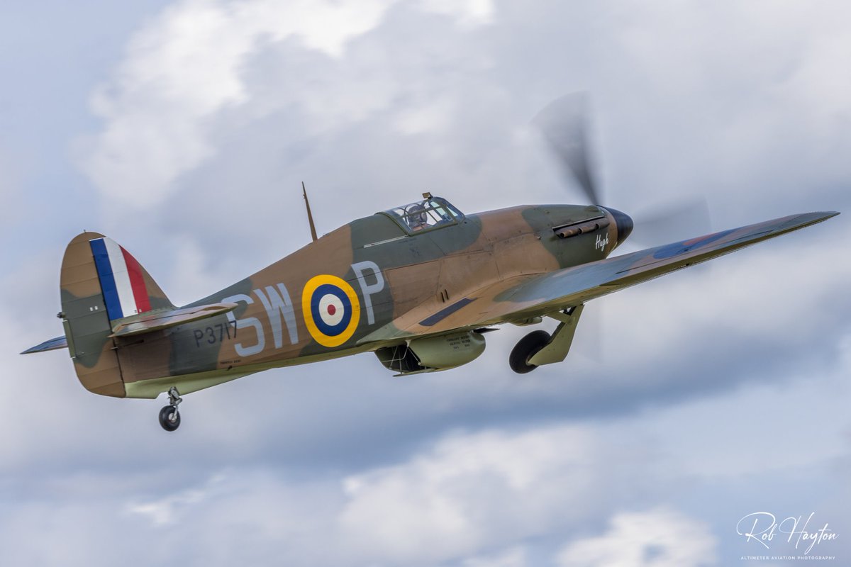 ‘Hawker Hurricane Week’

It’s that man again - Stu Goldspink getting airborne in the Bygone Aviation Mk. I P3717 SW-P at the Aero Legends Battle of Britain Airshow in 2022…⁦@AeroLegendsUK⁩  #hawkerhurricane #hawker #pegs #hurricaneheritage #warbirds #AvGeek #whitewaltham