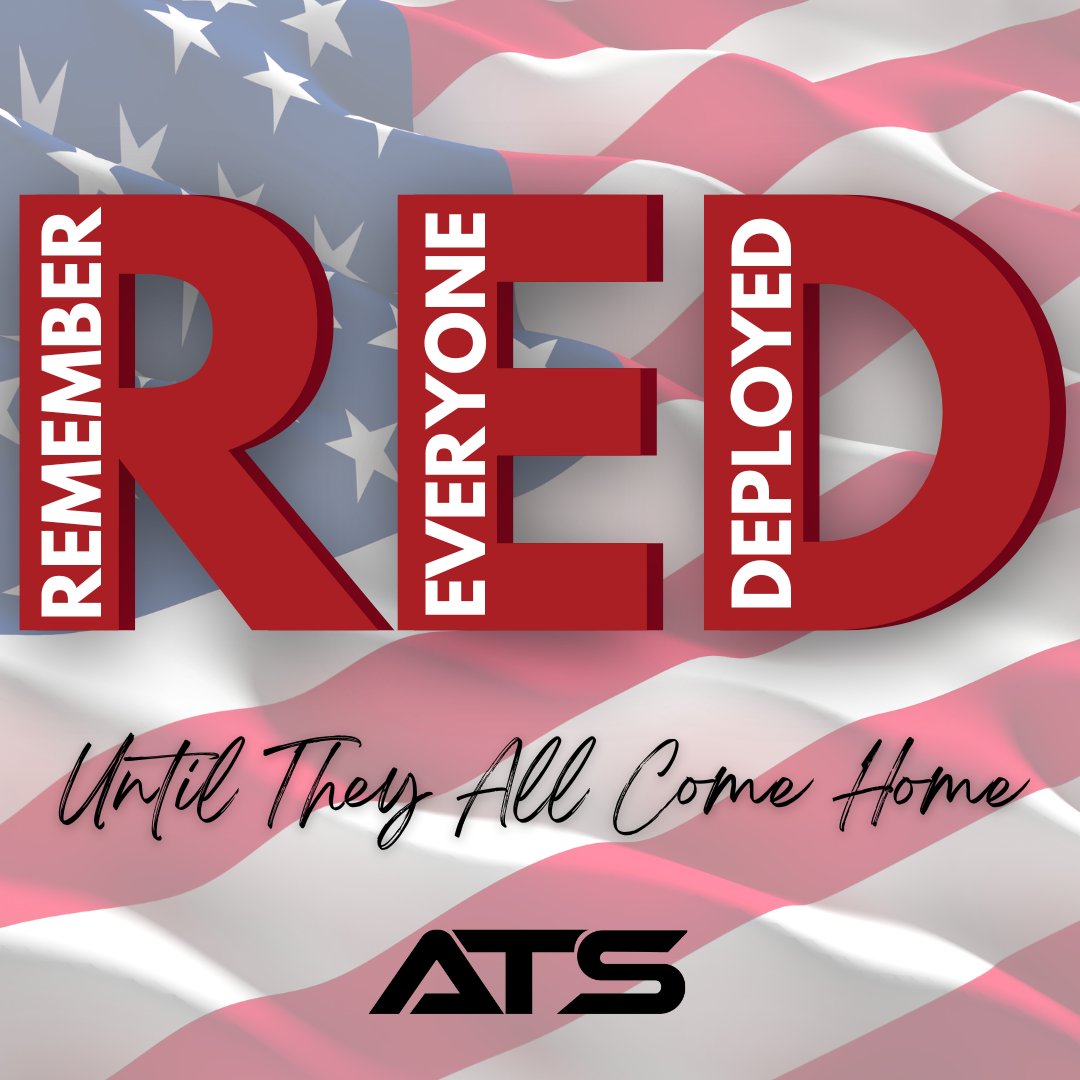 Show us your #RED this #REDFriday!

#RememberEveryoneDeployed #AppliedTrainingSolutions #SDVOSB