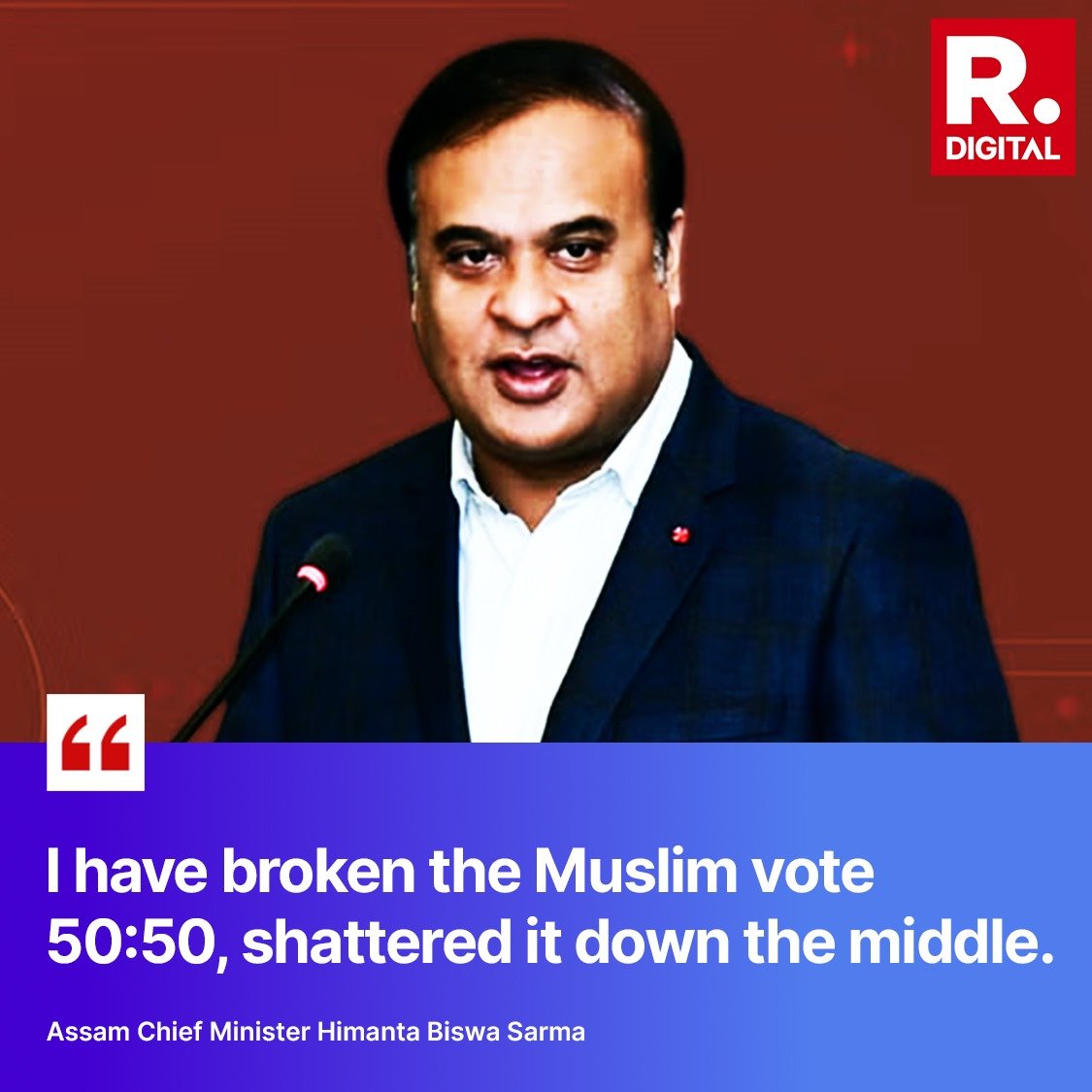 #HimantaAndArnab | We won't allow Sharia law in India. Three marriages and child marriage won't be accepted here: Assam CM Himanta Biswa Sarma (@himantabiswa) Tune in here - youtube.com/watch?v=9vhK2l…